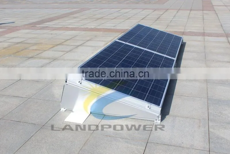 Flat Roof Solar Mounting,Ballasted Solar PV Mounting,Landscape Ballasted Mounting