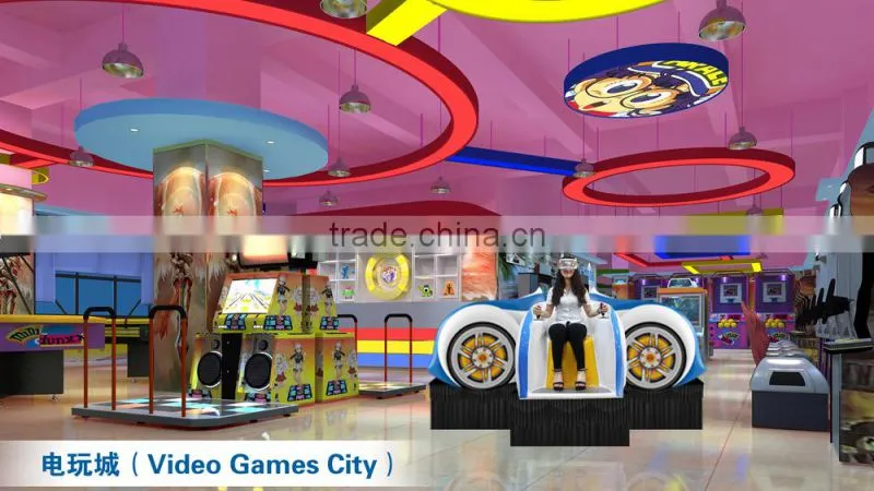 Super quality 360 degree Dynamic virtual 9D Egg Cinema for Amusement Park simulator