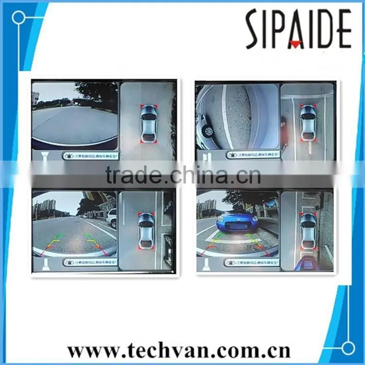 HD Full View 360 Degree Camera System With 4 Cameras
