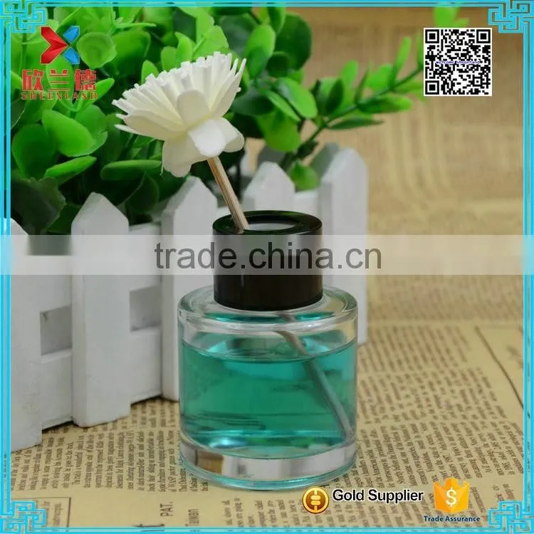 50ml Hot sale aroma reed diffuser empty smooth round decorative bottle