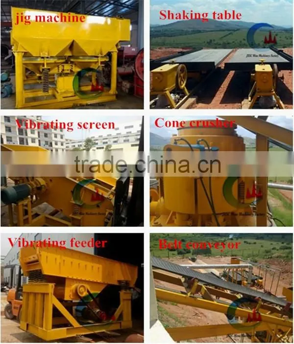 alluvial coltan concentration machine jig separator for coltan process plant