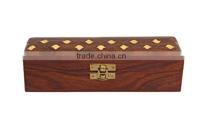wholesale custom cheap factory flocking jewelry box