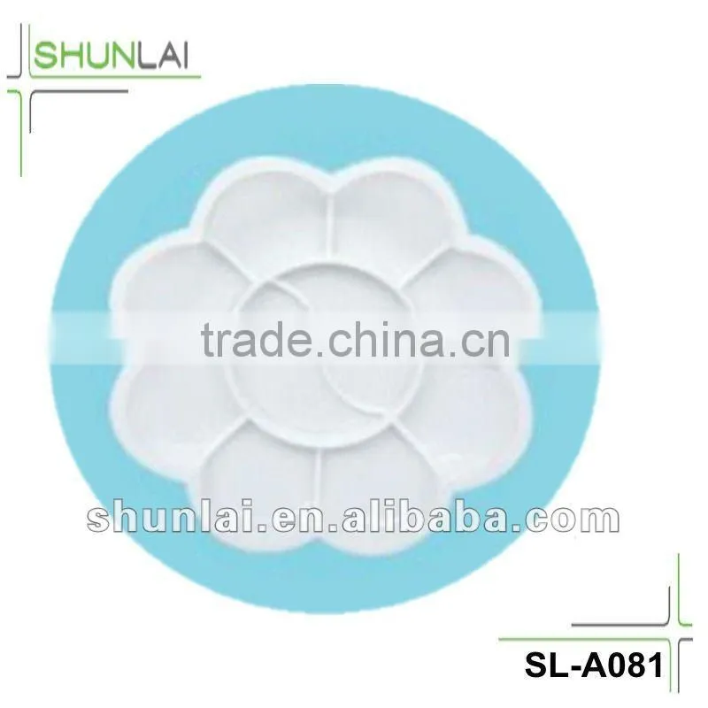 Plastic painting palette with PP material