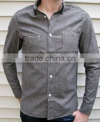 2014 latest comfortable men work shirts