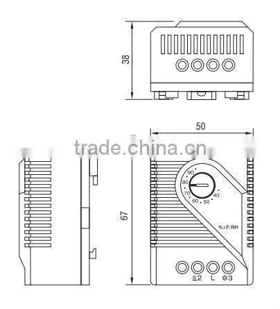Mechanical Hygrostat MFR 012 digital thermostat with external sensor
