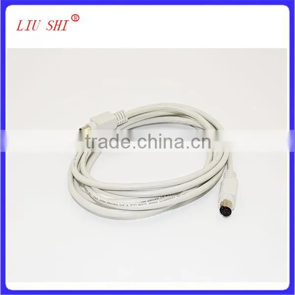 custom mini din plug connector cable , medical equipment cable