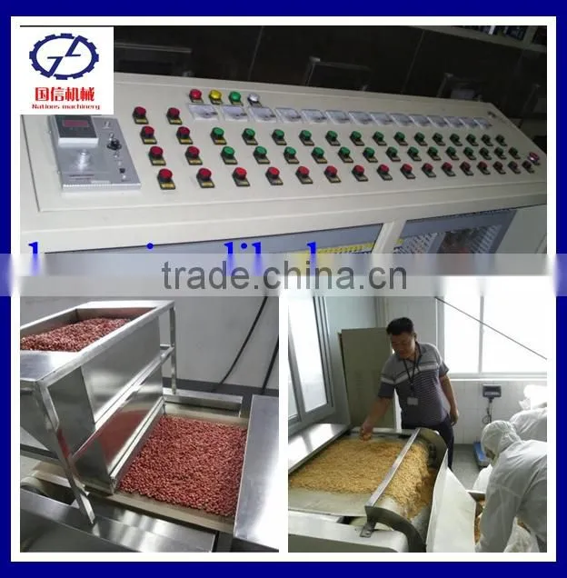 High Efficient and High Quality Tunnel Microwavel Dryer