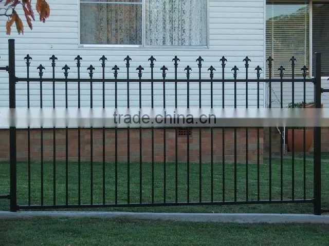 2015 Top-selling outdoor artistic iron gate fence