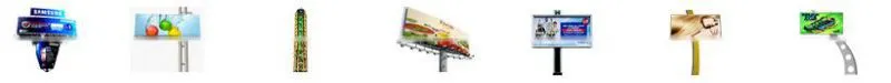 Outdoor city advertisement large size useful billboard structure steel