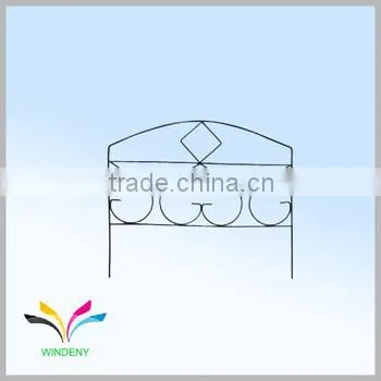 Garden decoration modern sturdy cheap portable welded garden metal fence