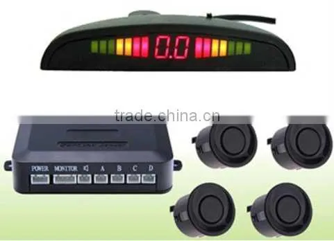 PS1004 LED Car Parking Sensors Assistance System Distance Display Rear Roof Mounting 4 Parking Sensor Radar