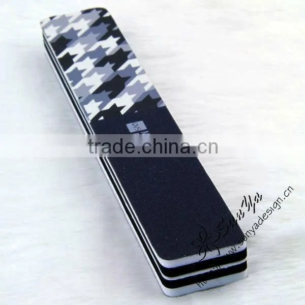 3-ways nail shining buffer block