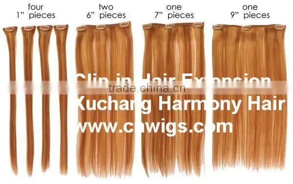 HOT SELLING FASHION top quality clip-in hair