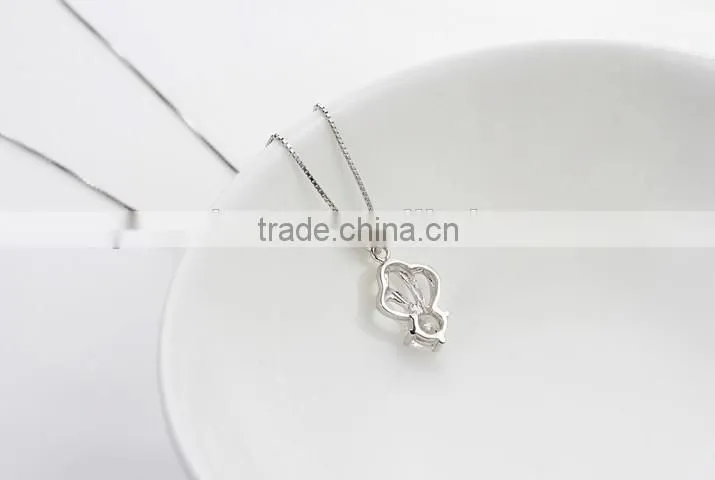 Silver Pendant big stone pendant jewelry China wholesale