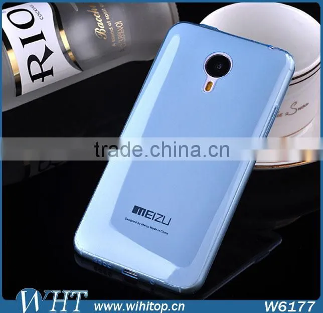 For Meizu MX4 Crystal Clear Case Cover, Soft TPU Back Cover For Meizu MX4 Wholesale Price