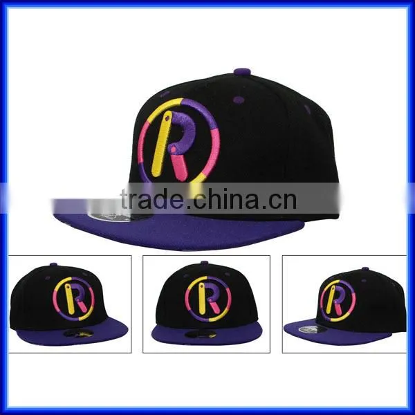 High Quality Custom Flexfit Flat Brim Hip Hop Cap/Hat Snapback Cap