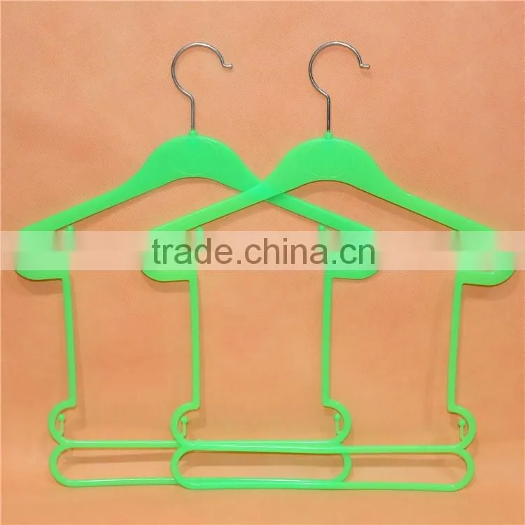 Plastic children clothes hanger for baby clothes