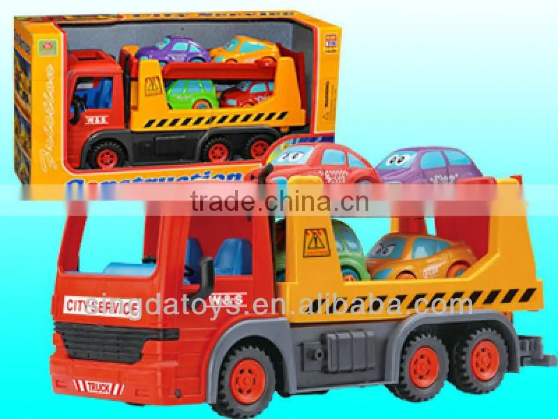 6 Channel rc construction toy trucks ( Include the battery )