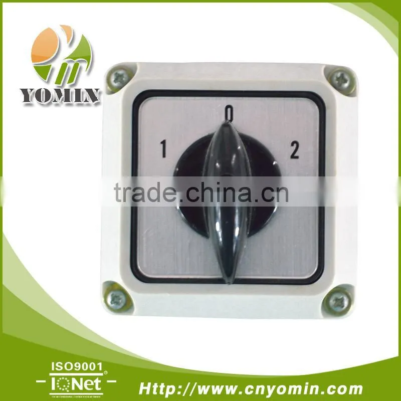 20A 2-CELL 3POS/2POS Cam switch with Protective Enclosure (IP65), cam switch/