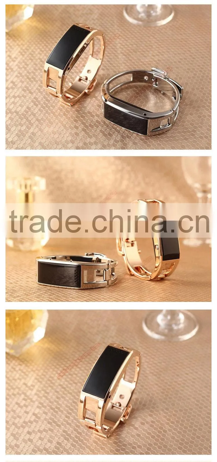 alibaba China rose gold bluetooth led display health care smart watch with sleep minitor , pedometer for couples