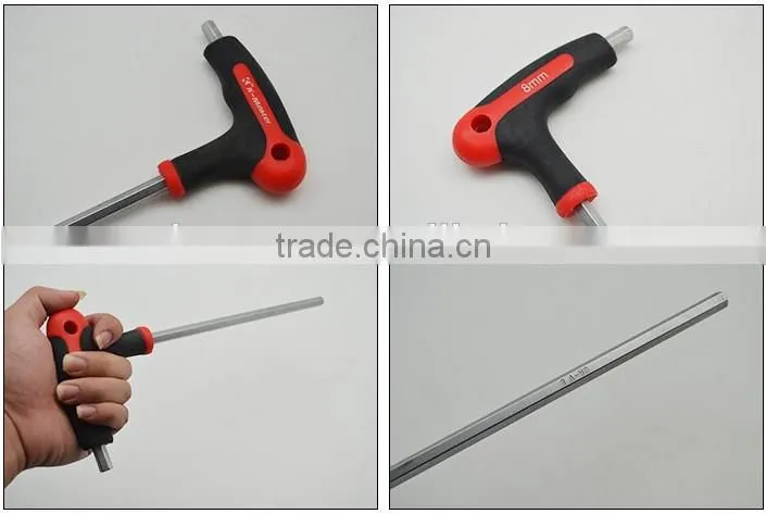 K-Master manufacture T handle wrench set 2-10mm screwdriver hex key