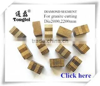 Manufacturer short tooth diamond segment for dia 350-600mm saw blade