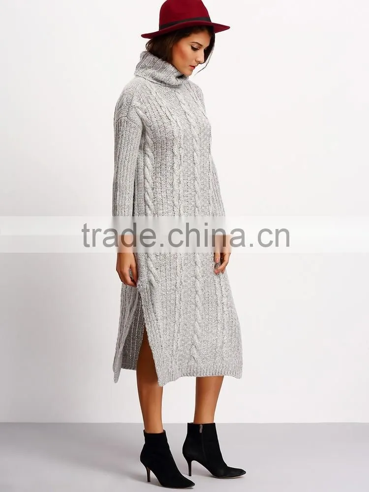 CASUAL WINTER DRESS WOMEN SWEATER DRESS