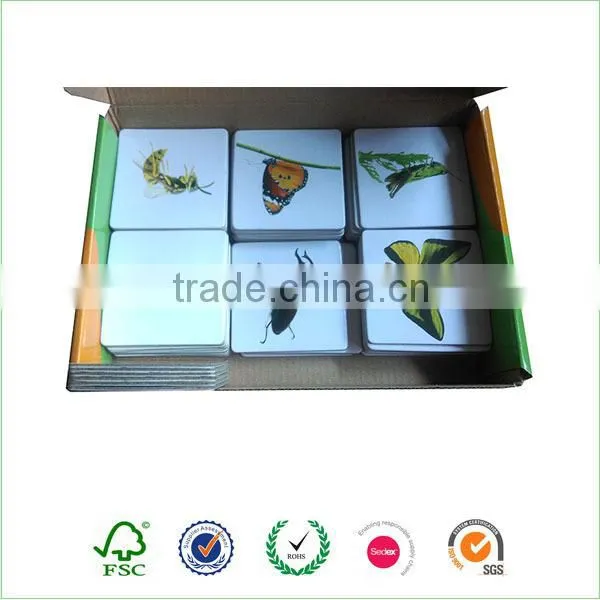 Custom memory card game printing