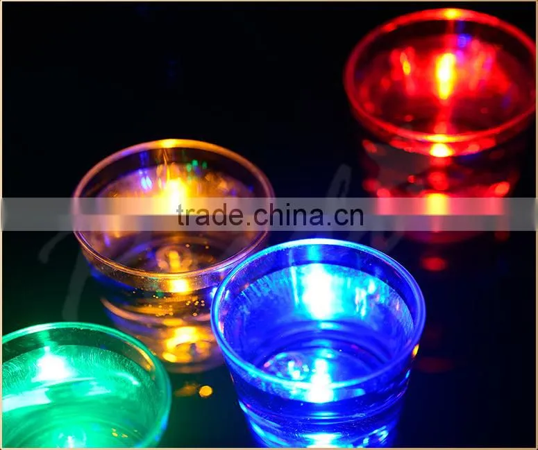 2OZ LED liquid activated light up shot glasses