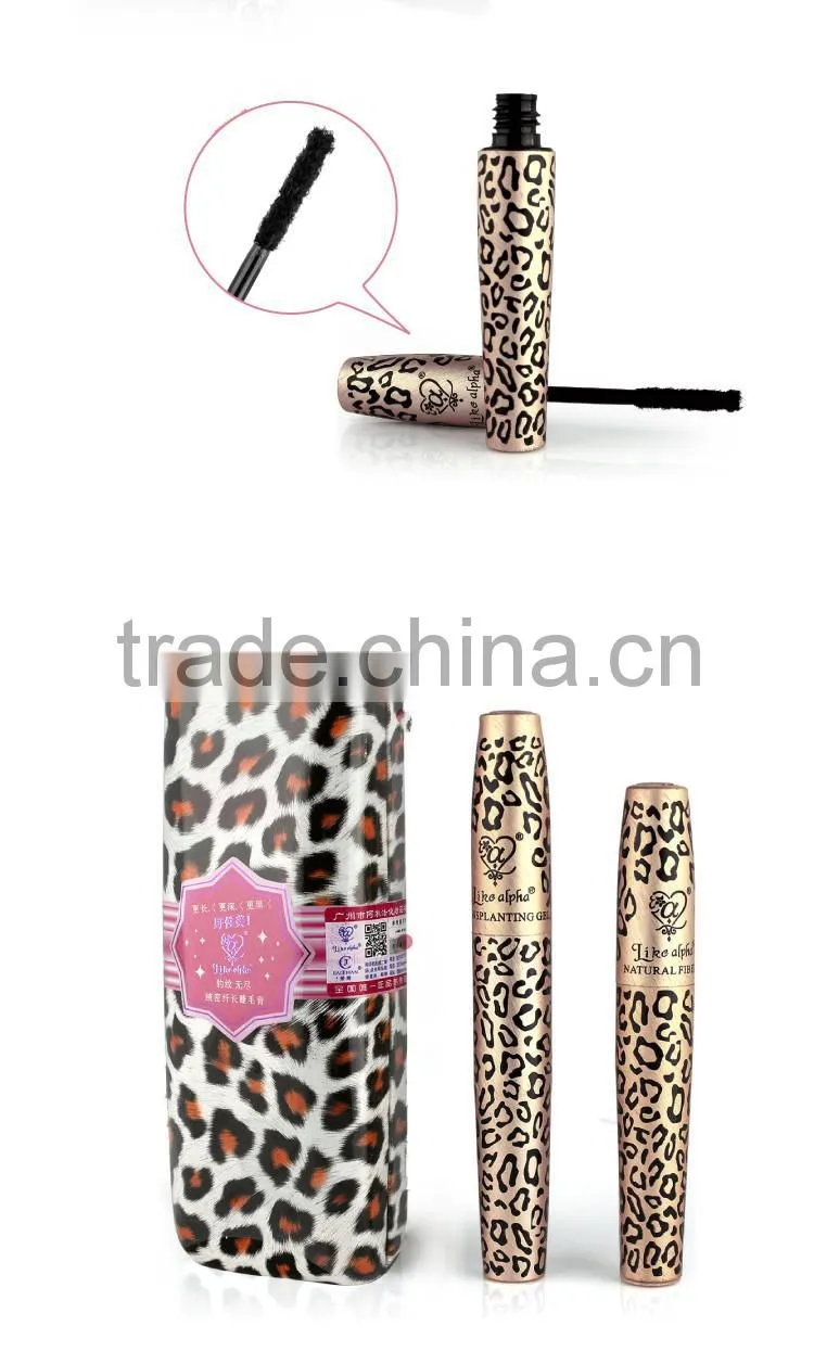 love alpha mascara 2pc in one box/eyelash fiber mascara/natural hair mascara