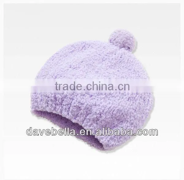 DB33 dave bella autumn winter chenille baby hat infant caps
