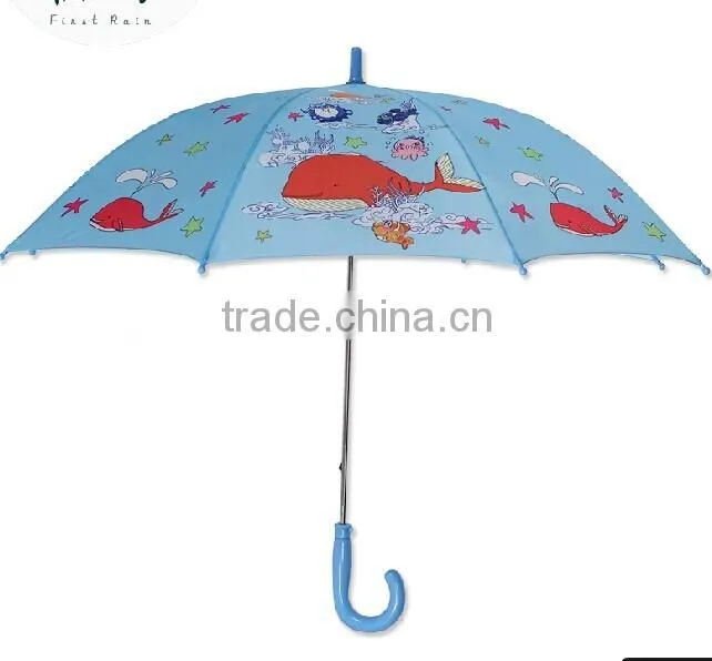undersea world screen chit straight umbrella for sale