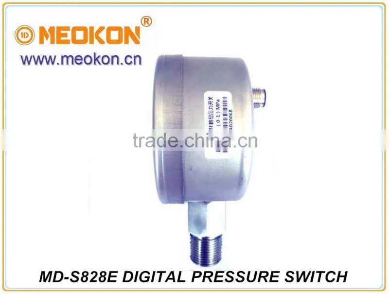 MD-S828E Radial direction mounting high precision Water, Oil, Gas Intelligent Digital Pressure Switch