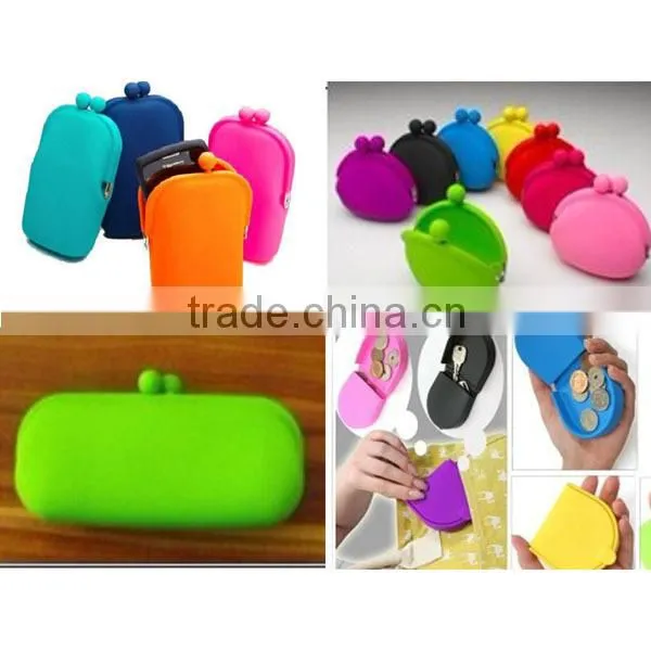 Top selling FDA Food Grade Silicone Coin Wallet Makeup Box Silicone Phone Bag as Gifts