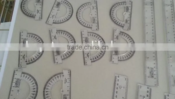 Automatic plastic ruler screen printing machine with dryer system GW-RUL-A