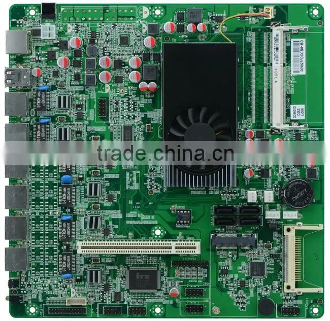 Industrial Firewall Motherbaord mini-itx d2550 motherboard for 6 lan ports D25SL