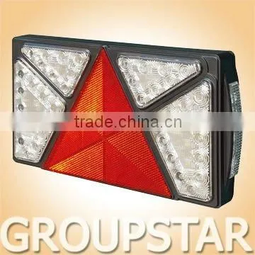 Rectangle High Quality Trailer PC White Reflectors With ADR