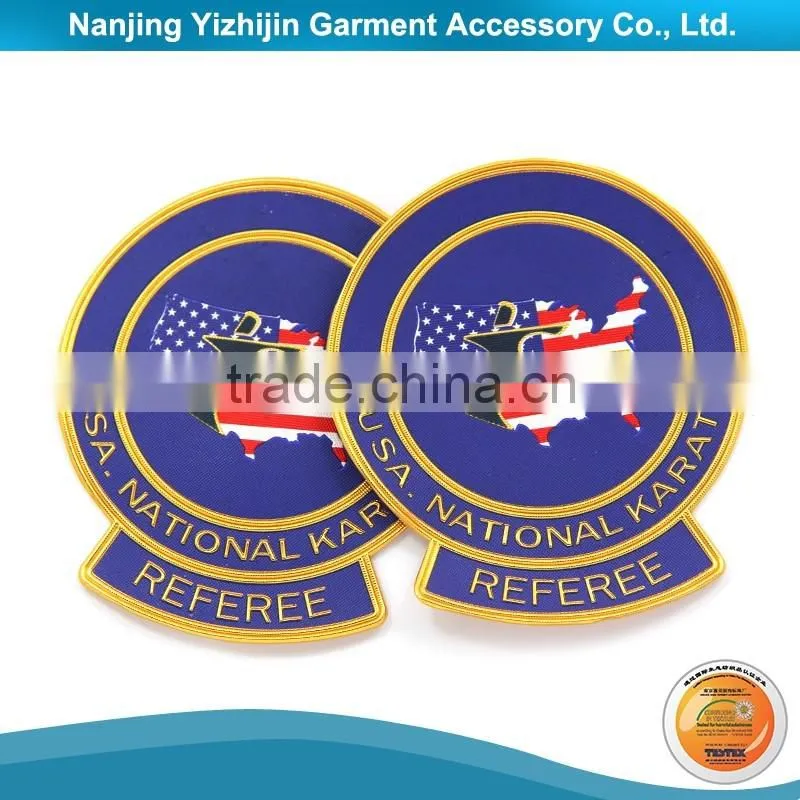 High quality customized embroidery uniform air force badge