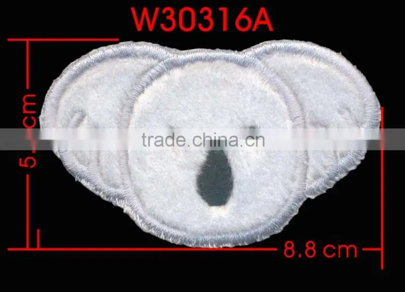 Black Grey Fluff Koala Iron-on Custom Embroidery Badge Patches