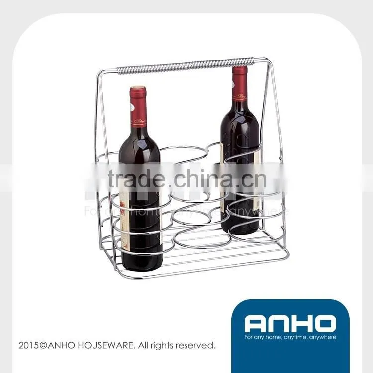 Wine holder for 6 bottles