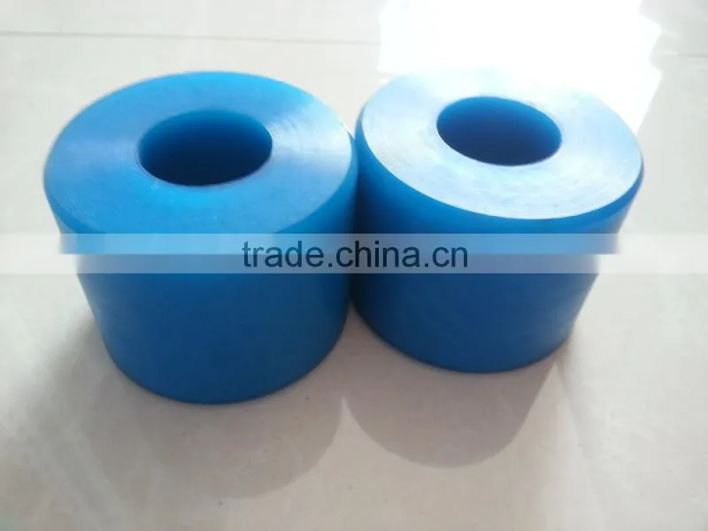 Red silicone rubber insulator bushing/ polyurethane pads