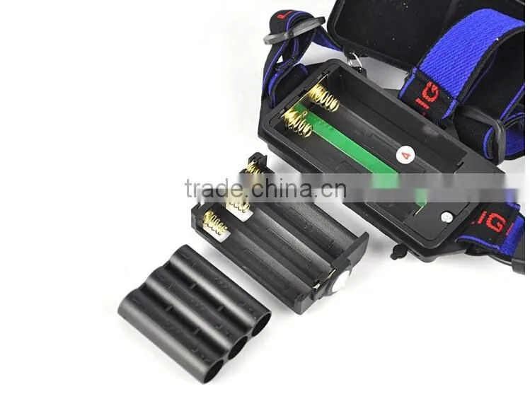 IP65 IP Rating and LED Light Source rechargeable led headlamp