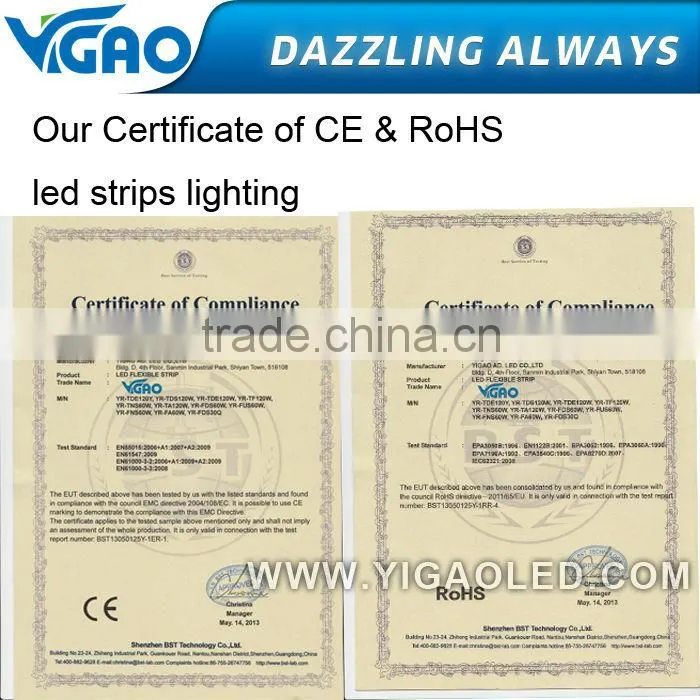 DV12V 5050 4mm strip led light bar for adverting led light box