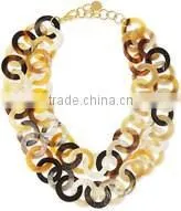 High quality hot selling nice buffalo horn necklace jewelry