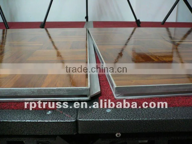 aluminum edging portable wood dance floor for sale