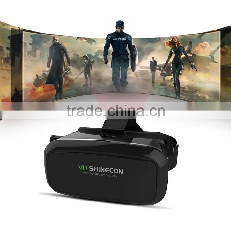 Google Cardboard VR BOX 2 II Smartphone Headset 3D Virtual Reality Glasses Helmet Goggle Oculus Rift DK2 Head Mount + Controller