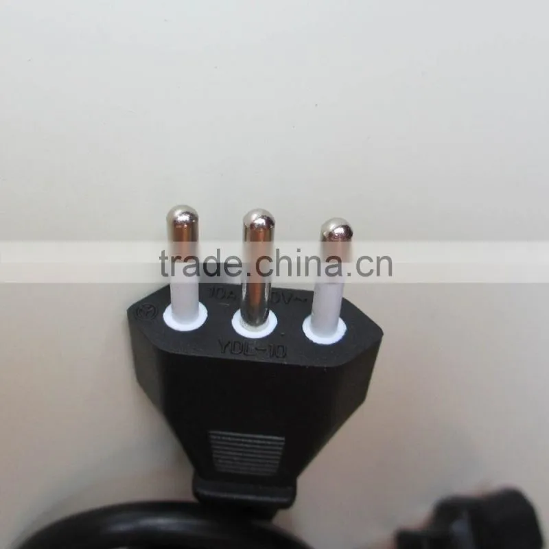 Italy 3 prong power cord 10A 250 V IMQ certified