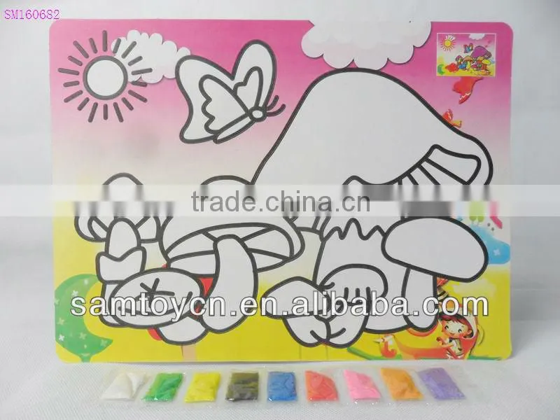 Children sand painting toy