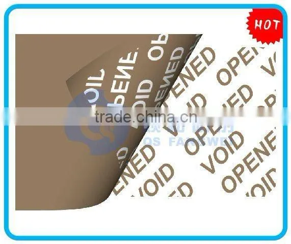 VOID warranty sticker