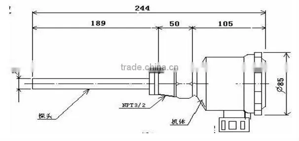 Single Rod Vibrating Level Switch for Solid and Powder